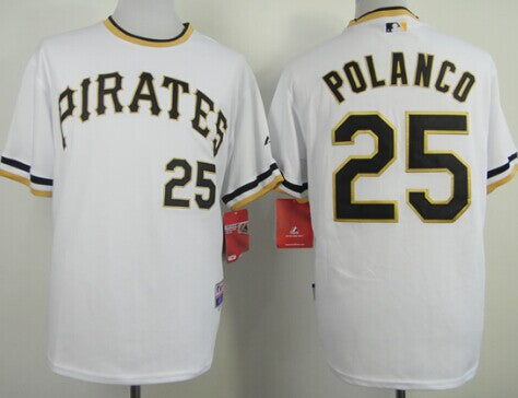 Gregory Polanco Pittsburgh Pirates white jersey