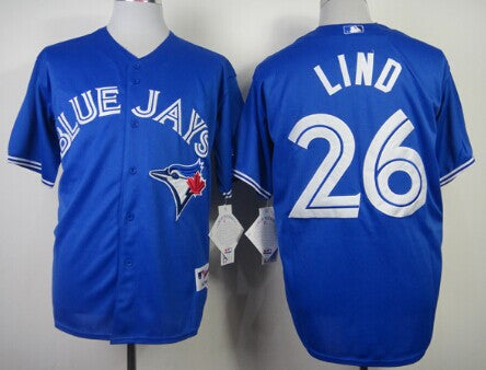 Adam Lind Toronto Blue Jays blue jersey