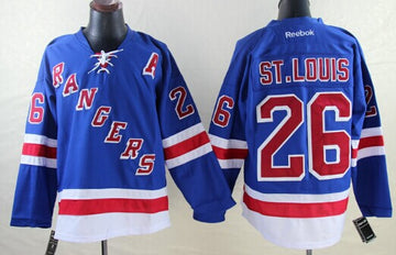 Martin St. Louis New York Rangers blue jersey