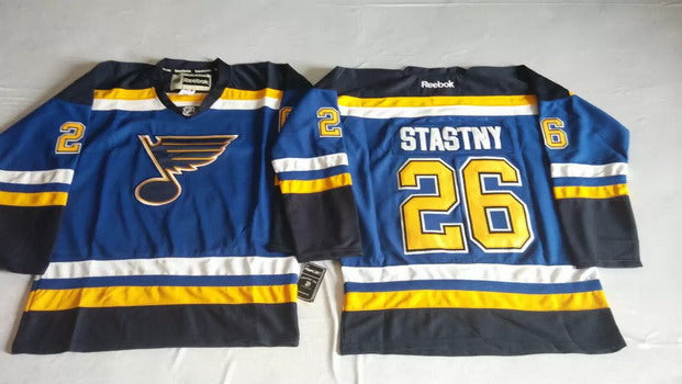 Paul Stastny St. Louis Blues blue jersey