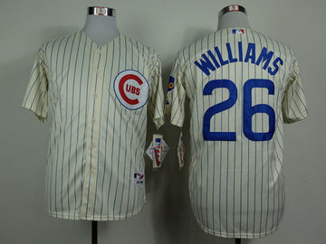 Billy Williams Chicago Cubs cream jersey