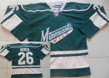 Thomas Vanek Minnesota Wild green Third jersey