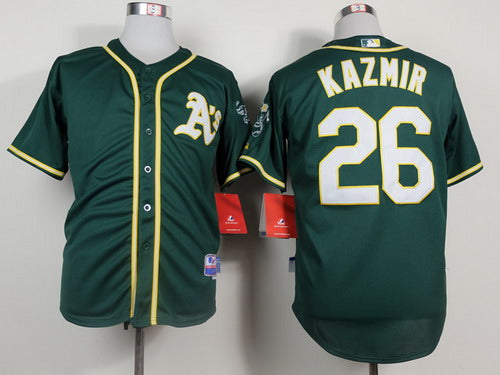Scott Kazmir Oakland Athletics green jersey