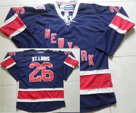 Martin St. Louis New York Rangers navy Third jersey
