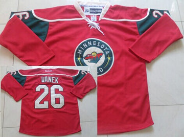 Thomas Vanek Minnesota Wild red jersey