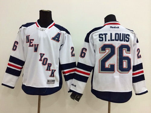 Martin St. Louis New York Rangers white Stadium Series jersey