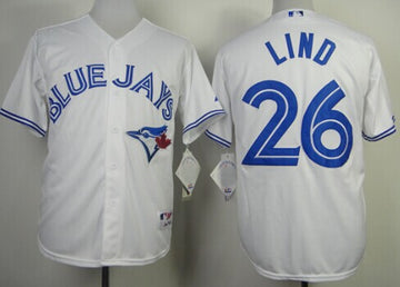 Adam Lind Toronto Blue Jays white jersey