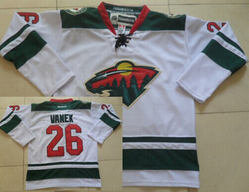 Thomas Vanek Minnesota Wild white jersey