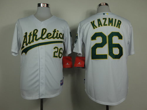 Scott Kazmir Oakland Athletics white jersey