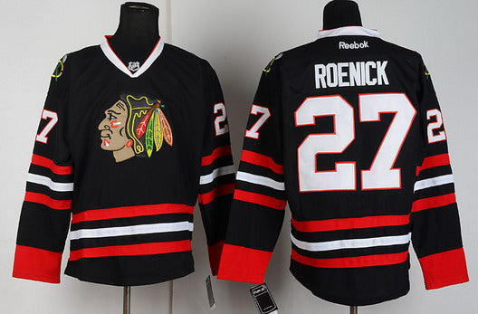 Jeremy Roenick Chicago Blackhawks black jersey