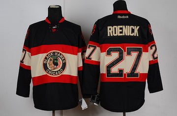 Jeremy Roenick Chicago Blackhawks black Third jersey