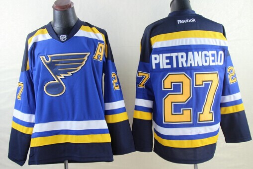 Alex Pietrangelo St. Louis Blues blue jersey