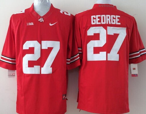 Eddie George Ohio State Buckeyes red Limited jersey