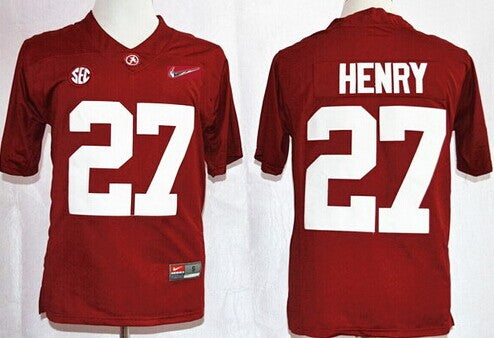 Derrick Henry Alabama Crimson Tide red jersey