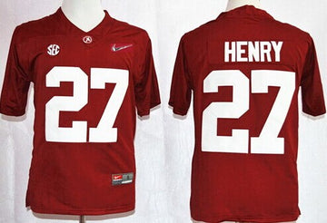 Derrick Henry Alabama Crimson Tide red jersey