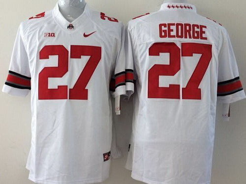 Eddie George Ohio State Buckeyes white Limited jersey
