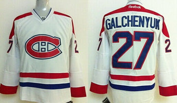 Alex Galchenyuk Montreal Canadiens white jersey