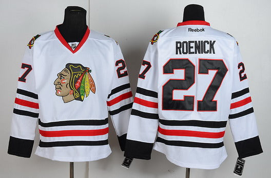 Jeremy Roenick Chicago Blackhawks white jersey
