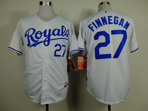 Brandon Finnegan Kansas City Royals white jersey
