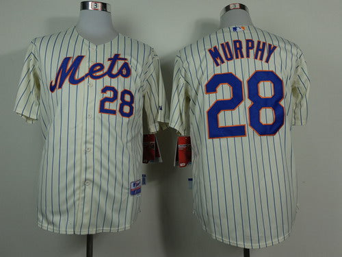 Daniel Murphy New York Mets cream jersey