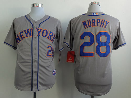 Daniel Murphy New York Mets gray jersey