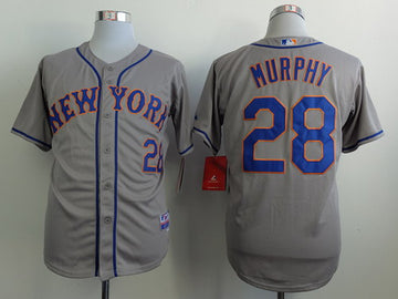 Daniel Murphy New York Mets gray jersey