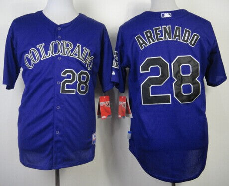 Nolan Arenado Colorado Rockies purple jersey