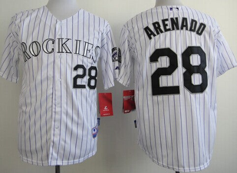 Nolan Arenado Colorado Rockies white jersey