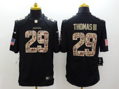 Nike Earl Thomas III Seattle Seahawks black Salute To Service jersey