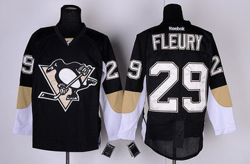 Marc-Andre Fleury Pittsburgh Penguins black jersey