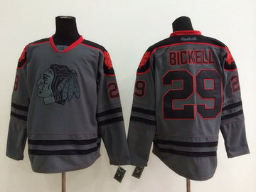 Bryan Bickell Chicago Blackhawks charcoal jersey