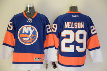 Brock Nelson New York Islanders blue jersey