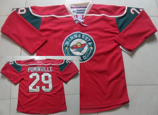Jason Pominville Minnesota Wild red jersey