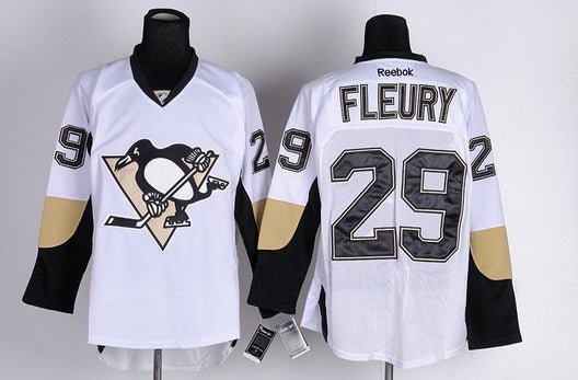Marc-Andre Fleury Pittsburgh Penguins white jersey