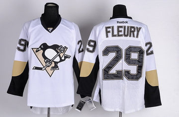 Marc-Andre Fleury Pittsburgh Penguins white jersey