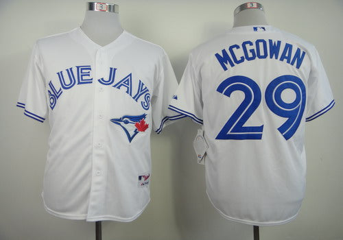 Dustin McGowan Toronto Blue Jays white jersey