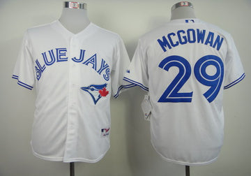 Dustin McGowan Toronto Blue Jays white jersey