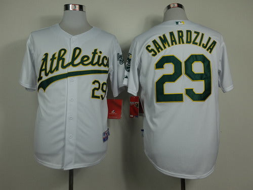Jeff Samardzija Oakland Athletics white jersey