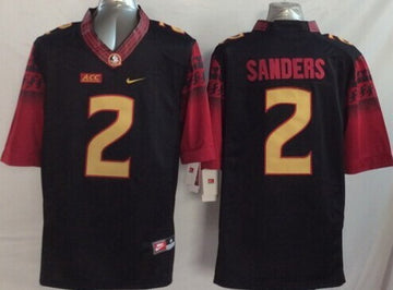 Deion Sanders Florida State Seminoles black Limited jersey