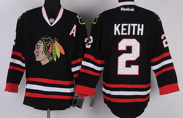 Duncan Keith Chicago Blackhawks black jersey