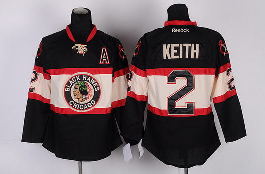 Duncan Keith Chicago Blackhawks black Third jersey