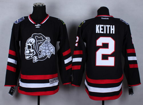 Duncan Keith Chicago Blackhawks black Stadium Series jersey