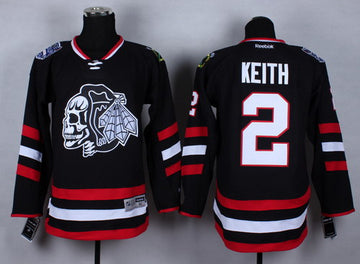 Duncan Keith Chicago Blackhawks black Stadium Series jersey