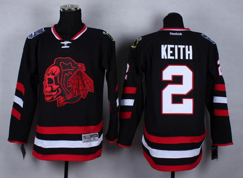 Duncan Keith Chicago Blackhawks black Stadium Series jersey
