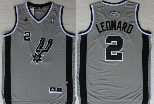 Kawhi Leonard Revolution San Antonio Spurs gray jersey