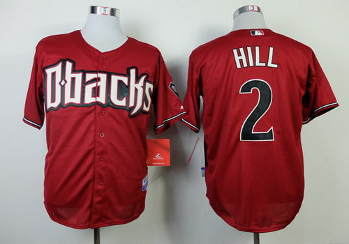 Aaron Hill Arizona Diamondbacks red jersey