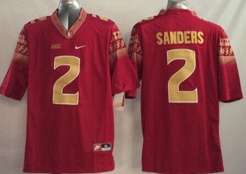 Deion Sanders Florida State Seminoles red Limited jersey