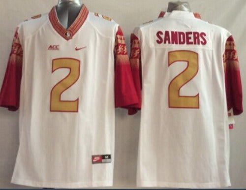 Deion Sanders Florida State Seminoles white Limited jersey