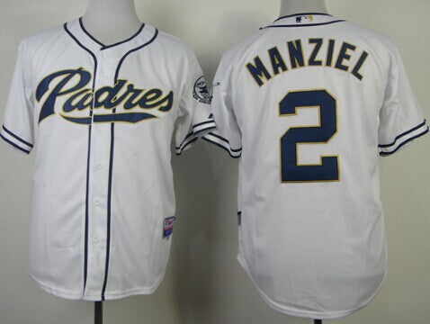 Johnny Manziel San Diego Padres white jersey
