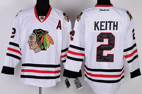 Duncan Keith Chicago Blackhawks white jersey